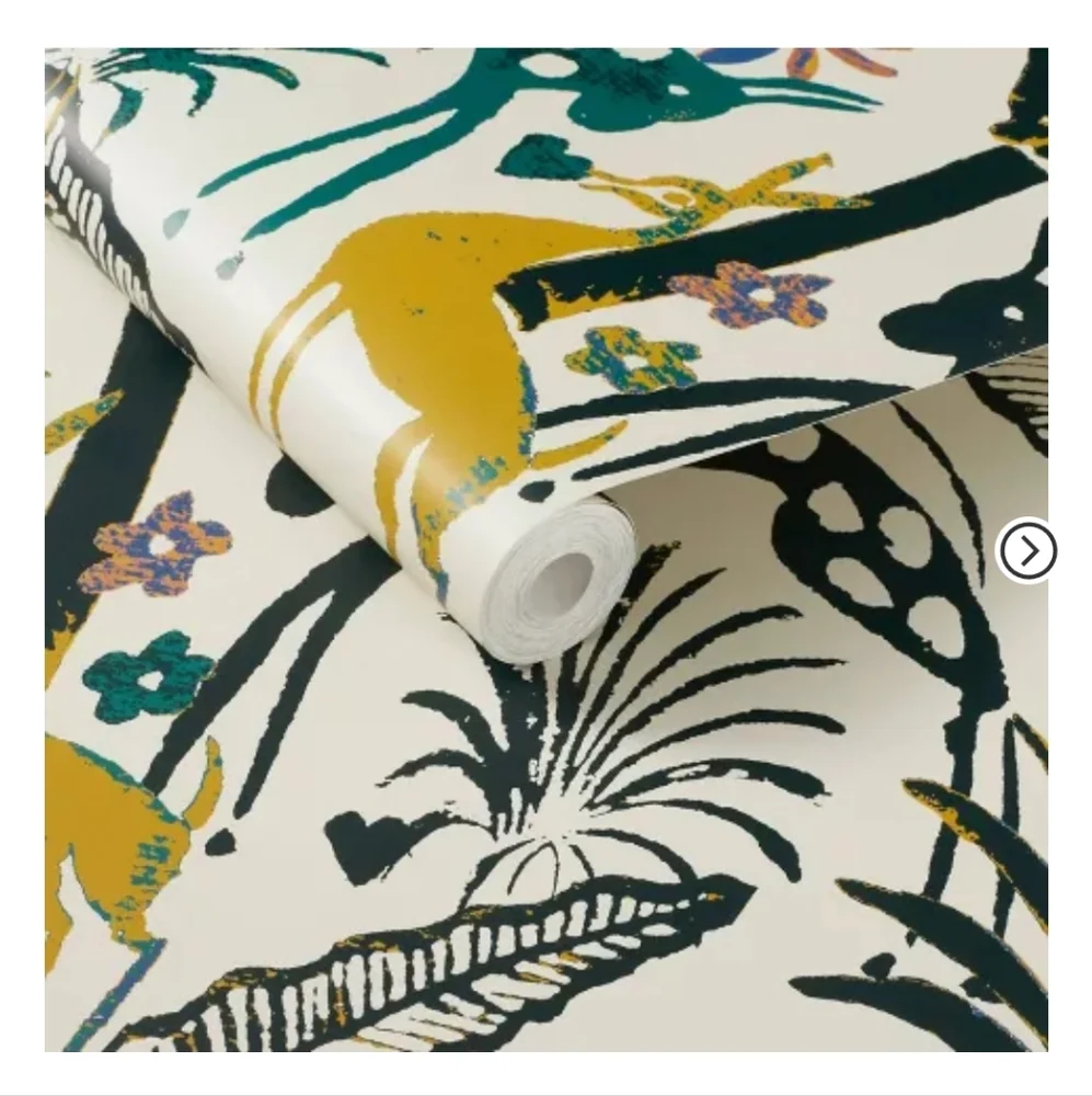Opalhouse Jungalow Fiesta Animals Peel & Stick Wallpaper One Roll NEW